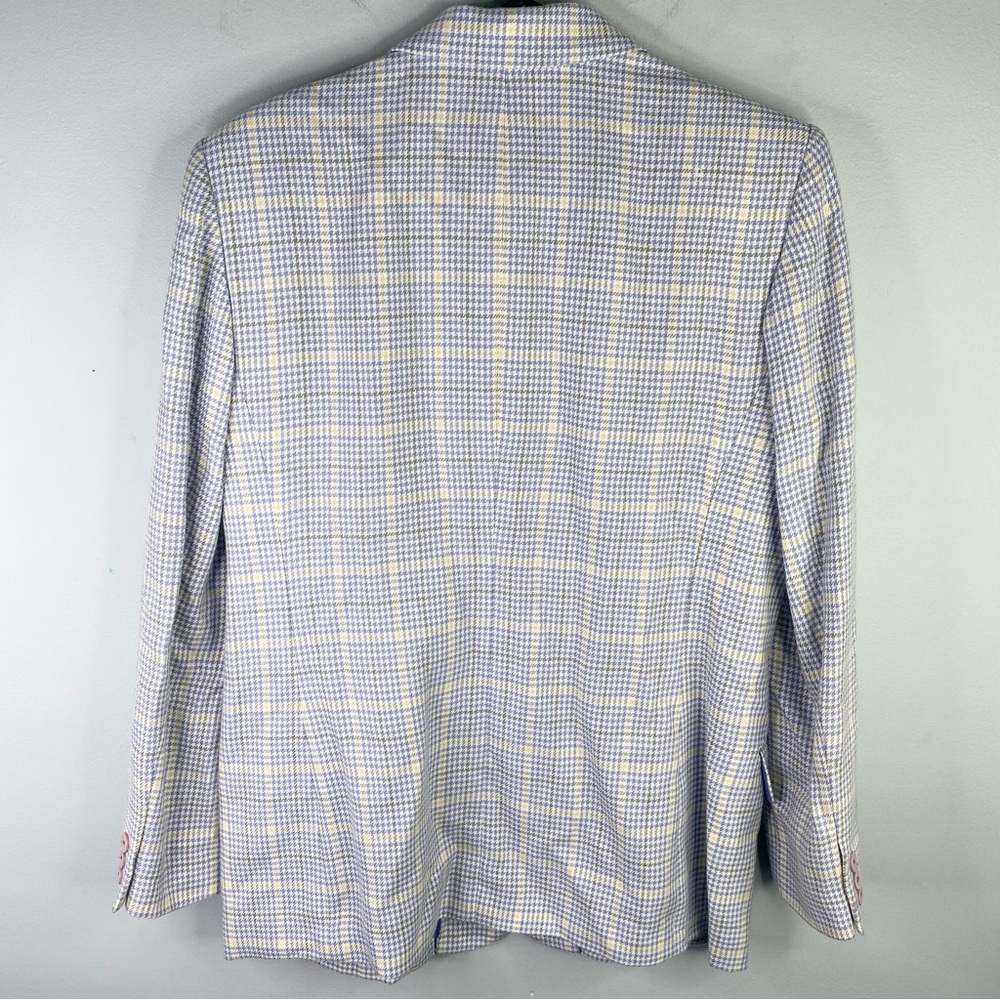 Pendleton Wool Blend Blazer Jacket Blue Yellow Ho… - image 2